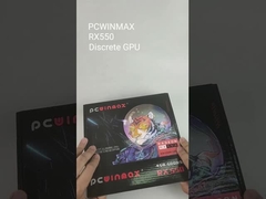 PCWINMAX Radeon RX 550 4GB GDDR5 ITX Komputer PC Game Video Kartu Grafis GPU 128-Bit