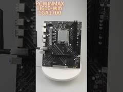 PCWINMAX H610 LGA1700 DDR4 WiFi Motherboard - Kinerja yang dapat diandalkan untuk Intel 12th Gen CPU