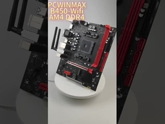 PCWINMAX B450 AM4 DDR4 WiFi Motherboard - Kinerja Tinggi, Konektivitas yang Dapat Diandalkan untuk PC Anda Bangun