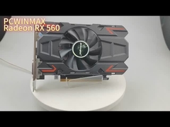 Radeon RX 560 4GB 128-Bit Single Fan Graphics Card Performa yang mulus untuk game & multimedia