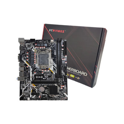 PCWINMAX H410 Desktop Mainboard LGA 1200 DDR4 Dual Memory Channel 64GB Kapasitas H410 Motherboard Dukungan OEM ODM