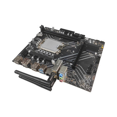 PCWINMAX H610 Wifi DDR4 Socket LGA1700 PCIe 4 SATA 6Gb/s M.2 mATX Motherboard untuk 12th 13th 14th Gen Intel Core i3 i5 i7