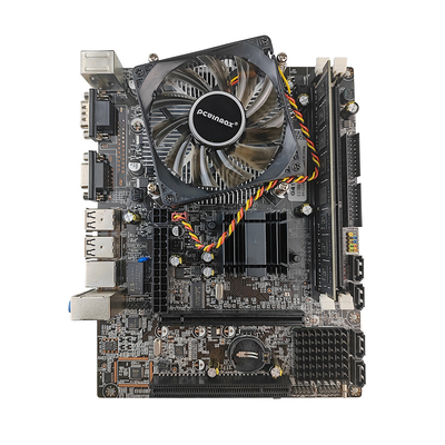 PCWINMAX Original G41 LGA775 Motherboard + RAM DDR3 4GB + CPU E5 + Combo Mainboard Kipas