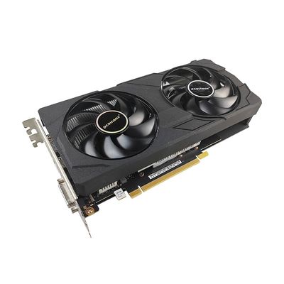 Kartu Grafis PCWINMAX Geforce RTX 2060 6GB GDDR6 192Bit 1680MHz GPU Gaming Kipas Ganda dengan HD/DP/DVI untuk PC Desktop