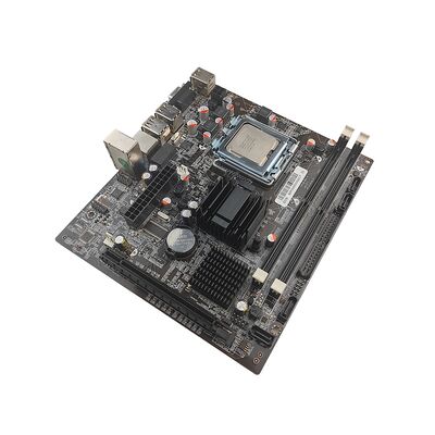 PCWINMAX G31 LGA775 DDR2 Motherboard dengan CPU Combo Set, Micro ATX dengan Xeon Series, Max 4GB untuk Office PC & Server Upgrade