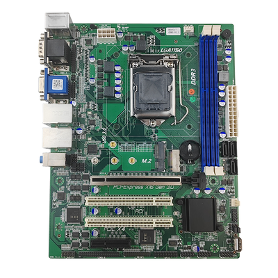 Motherboard PCWINMAX GB85 LGA1150 DDR3 dengan Port COM Ganda Slot Ekspansi PCI M.2 dan Gigabit LAN untuk PC Industri